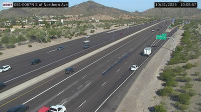 Traffic at Phoenixs SR 51 and Northern