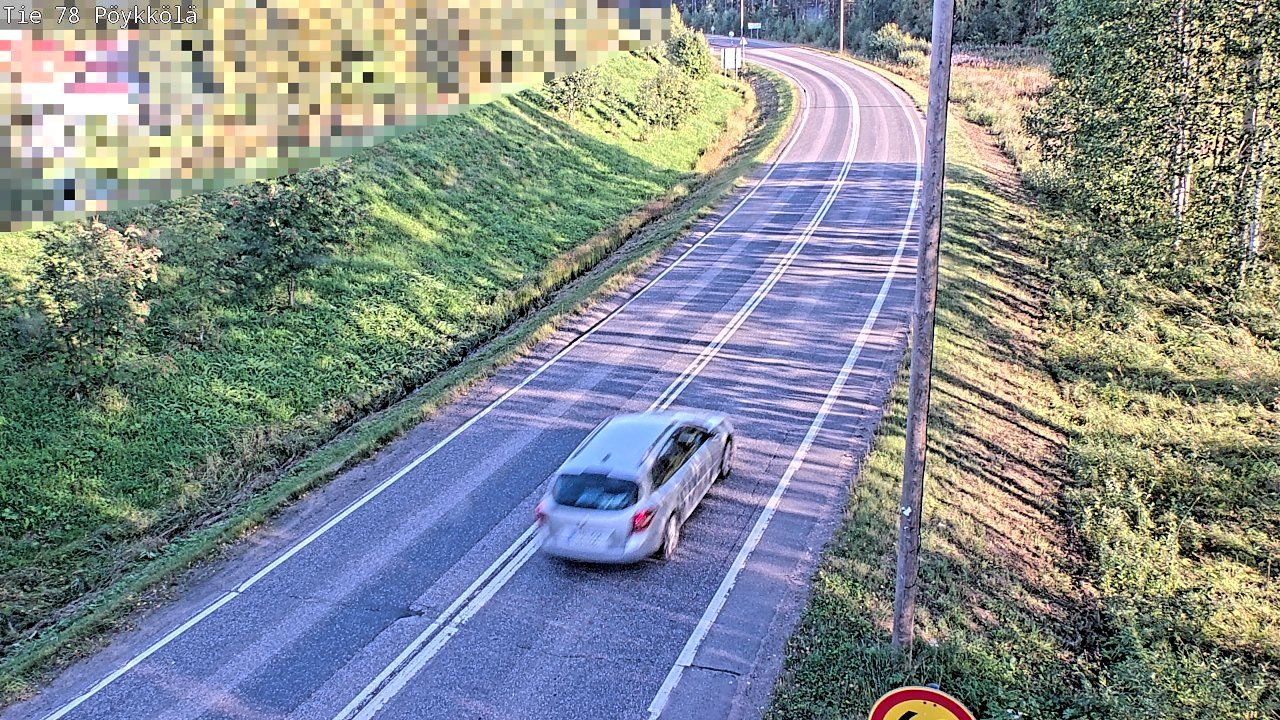 Traffic Cam Rovaniemi: Tie - Pöykkölä - Ranualle