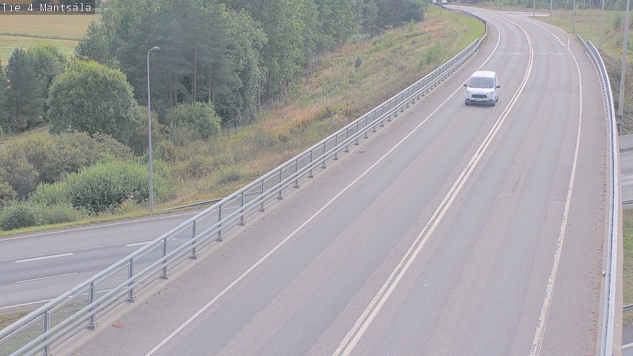 Traffic Cam Mantsala: Tie 4 Mäntsälä - Tie 140 Helsinkiin