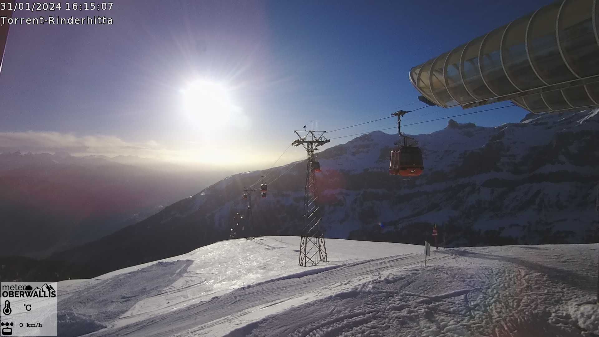 Leukerbad › Süd: Torrent Rinderhütte: Panorama