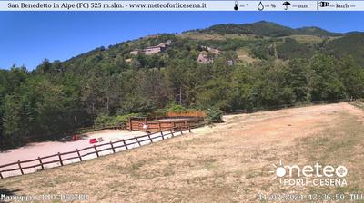 immagine della webcam nei dintorni di Stia: webcam San Benedetto in Alpe