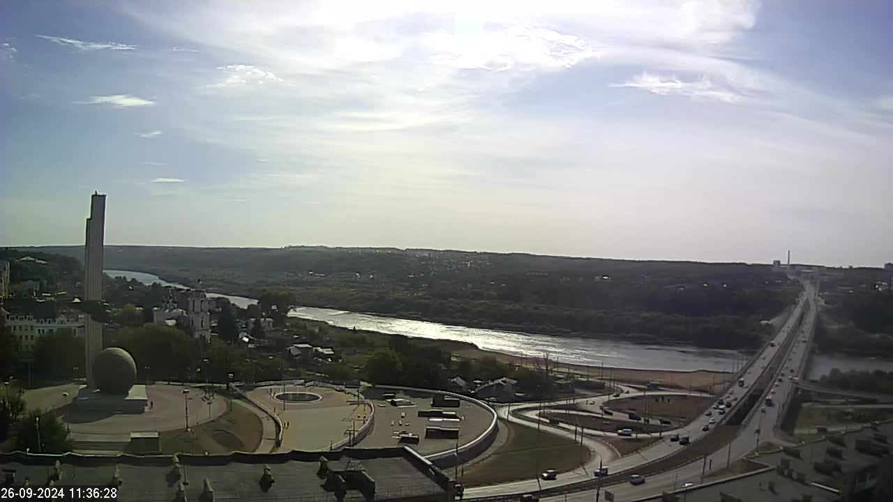 Traffic Cam Kaluga › South-East: Monument to the 600th anniversary of Kaluga