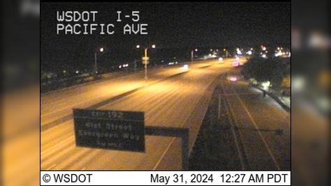 Traffic Cam Everett: I-5 at MP 193.5: Pacific Ave