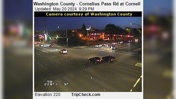 Traffic Cam Hillsboro: Washington County - Cornelius Pass Rd at Cornell