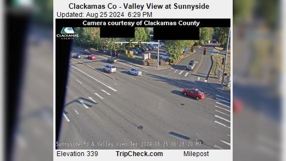 Traffic Cam Sunnyside: Clackamas Co - Valley View at