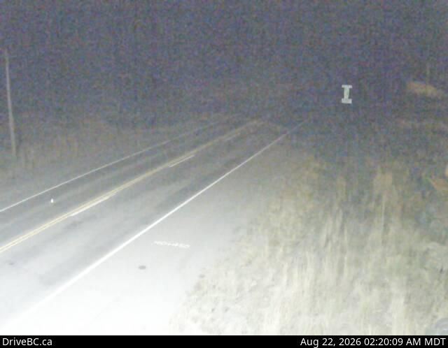 Traffic Cam Moyie › North: Hwy 3, near the south end of - Lake, looking north