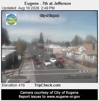Traffic Cam Eugene: 7th at Jefferson