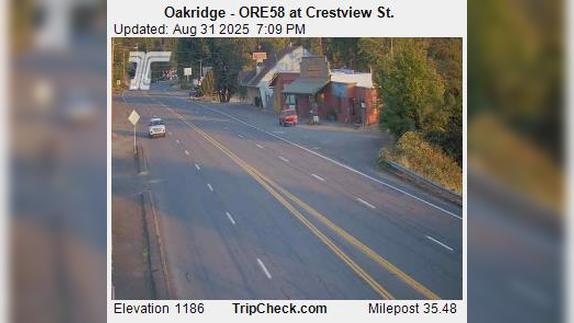Traffic Cam Oakridge: ORE58 at Crestview St