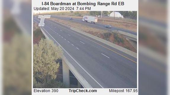 Traffic Cam Boardman: I-84 - at Bombing Range Rd EB
