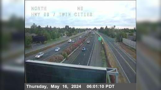 Traffic Cam Galt › North: Hwy 99 at Twin Cities
