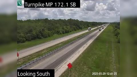 Traffic Cam St. Lucie: Tpke MM 172.1