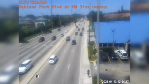 Traffic Cam Oakland Park: Blvd at NW 31st Avenue