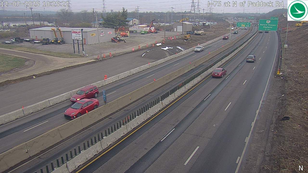 Traffic Cam Edgemont: I-75 at N of Paddock Rd