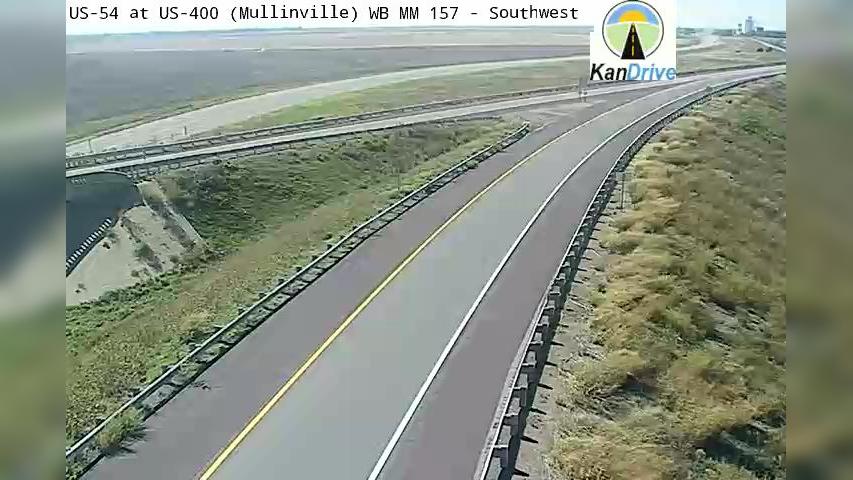 Traffic Cam Mullinville: US-54 at US-400 - WB MM 157