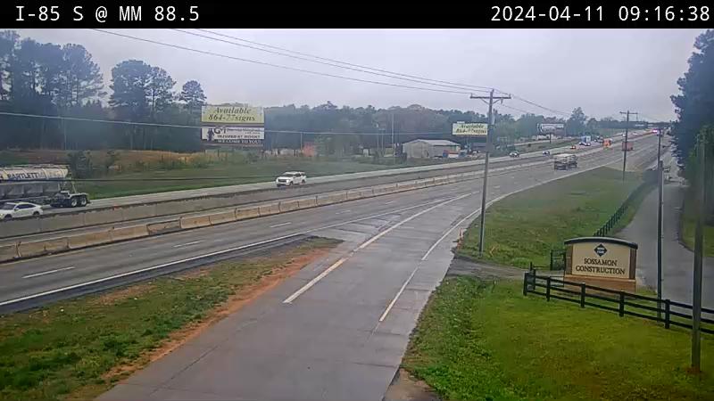 Traffic Cam Midway: I-85 S @ MM 88.5