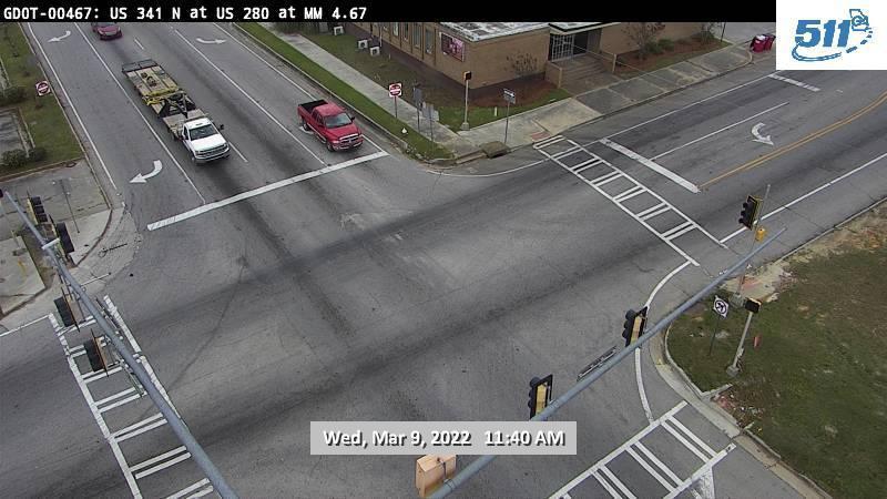 Traffic Cam McRae: GDOT-CAM-US-.