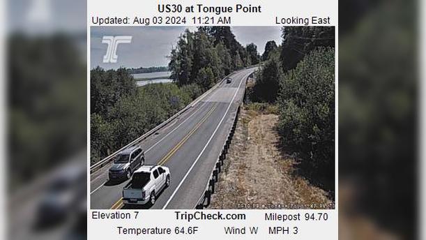 Traffic Cam Astoria: US30 at Tongue Point