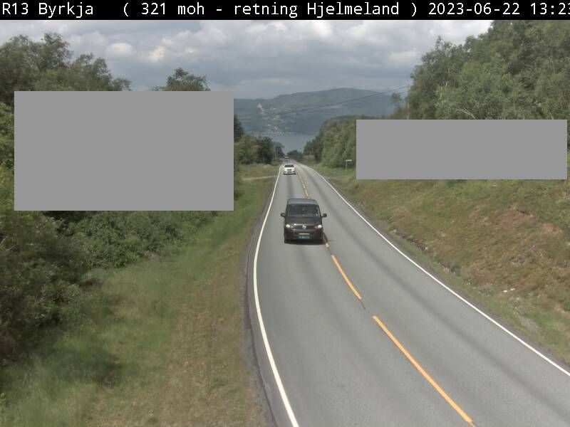 Traffic Cam Ardal: R13 Byrkja (Hjelmeland)
