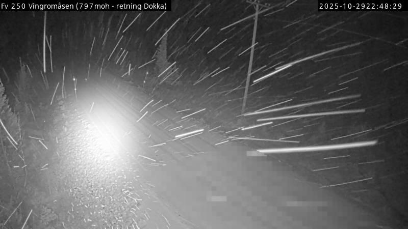 Traffic Cam Nordre Land: F250 Vingromåsen (Dokka)