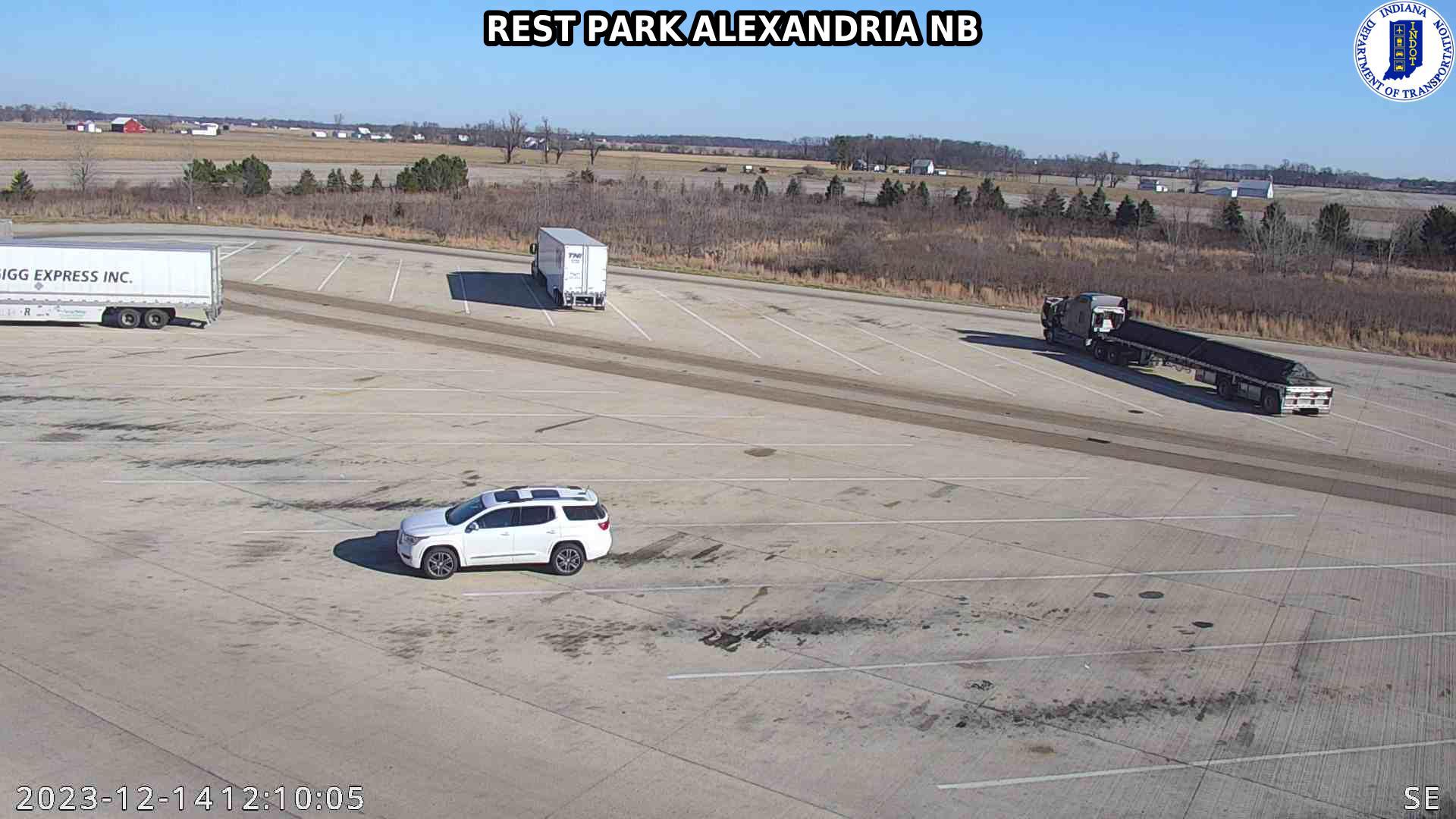 Traffic Cam Janney: I-69: REST PARK ALEXANDRIA NB
