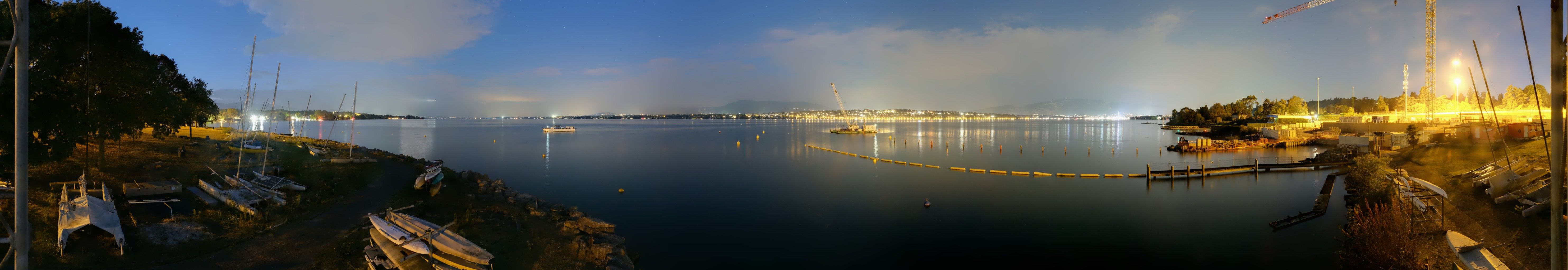 Bellevue: Cologny - The Geneva Water Fountain - Geneva - Les Voirons - Salève - Le Môle - Lake Geneva - Mont Blanc - Mont Blanc