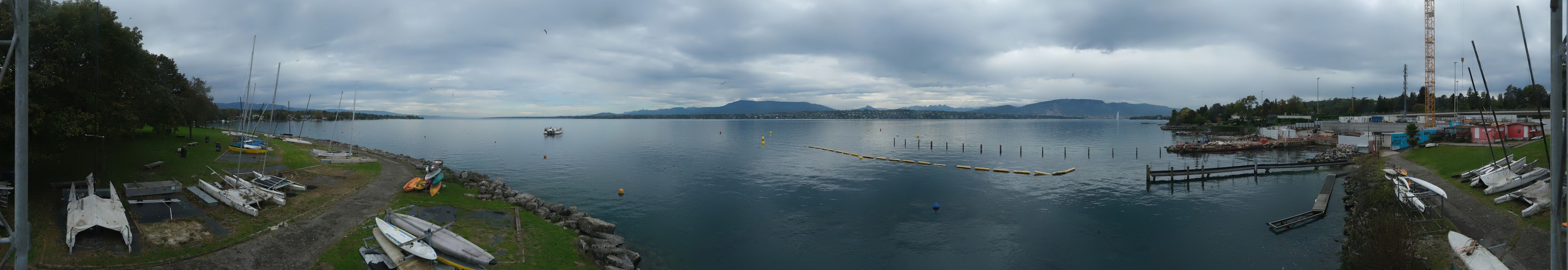 Bellevue: Cologny - The Geneva Water Fountain - Geneva - Les Voirons - Salève - Le Môle - Lake Geneva - Mont Blanc - Mont Blanc