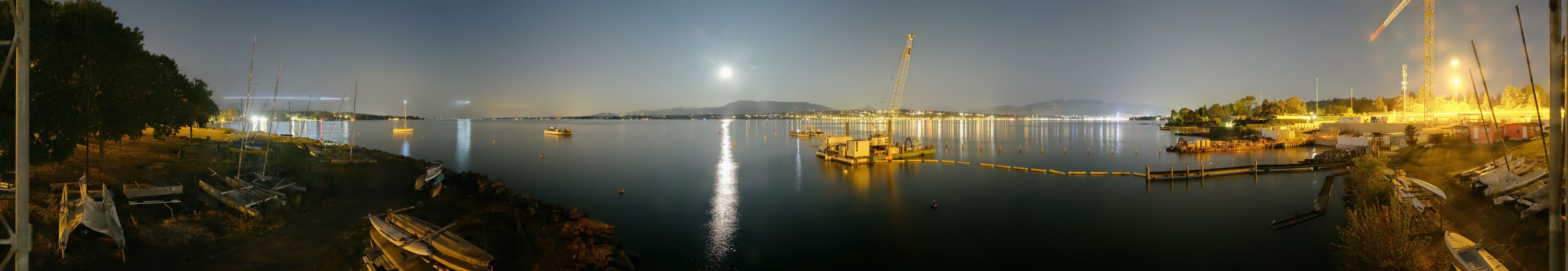 Bellevue: Cologny - The Geneva Water Fountain - Geneva - Les Voirons - Salève - Le Môle - Lake Geneva - Mont Blanc - Mont Blanc