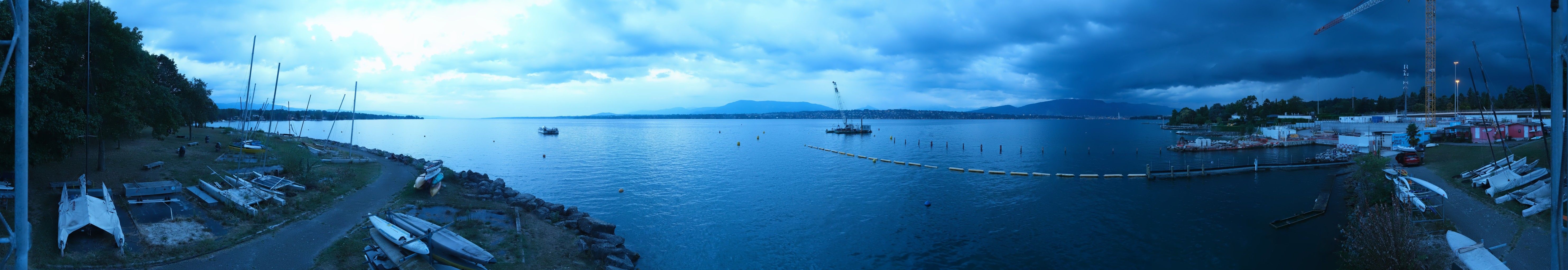 Bellevue: Cologny - The Geneva Water Fountain - Geneva - Les Voirons - Salève - Le Môle - Lake Geneva - Mont Blanc - Mont Blanc