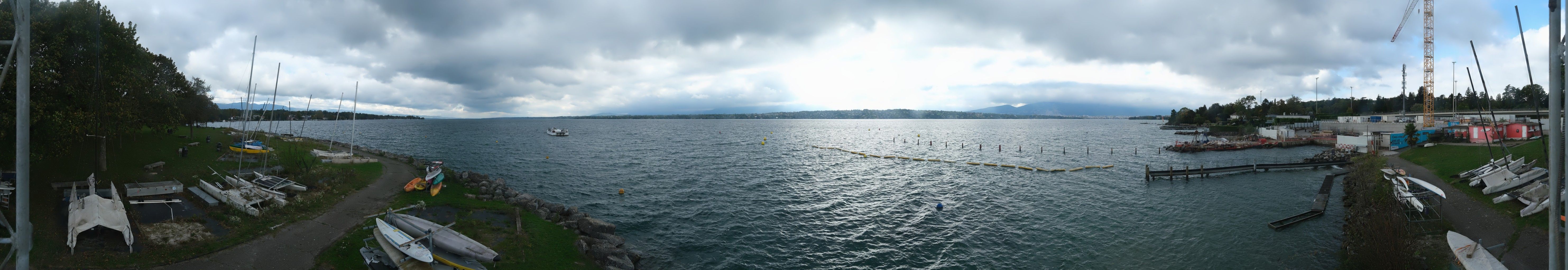 Bellevue: Cologny - The Geneva Water Fountain - Geneva - Les Voirons - Salève - Le Môle - Lake Geneva - Mont Blanc - Mont Blanc