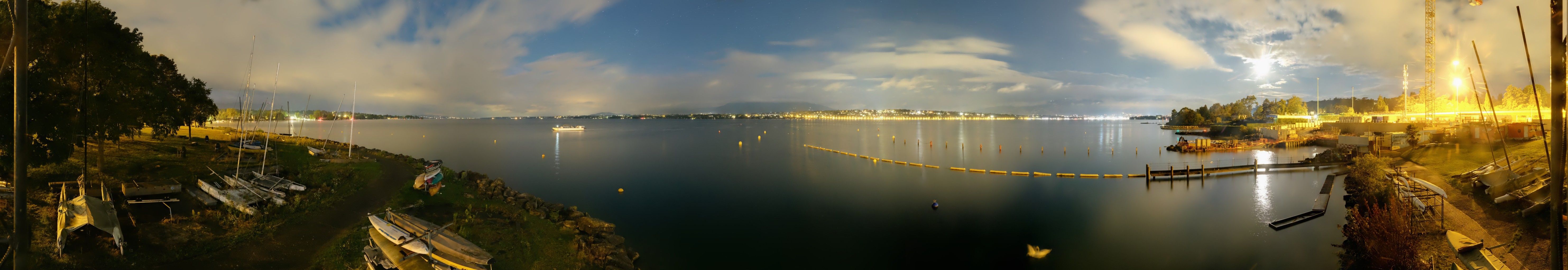 Bellevue: Cologny - The Geneva Water Fountain - Geneva - Les Voirons - Salève - Le Môle - Lake Geneva - Mont Blanc - Mont Blanc