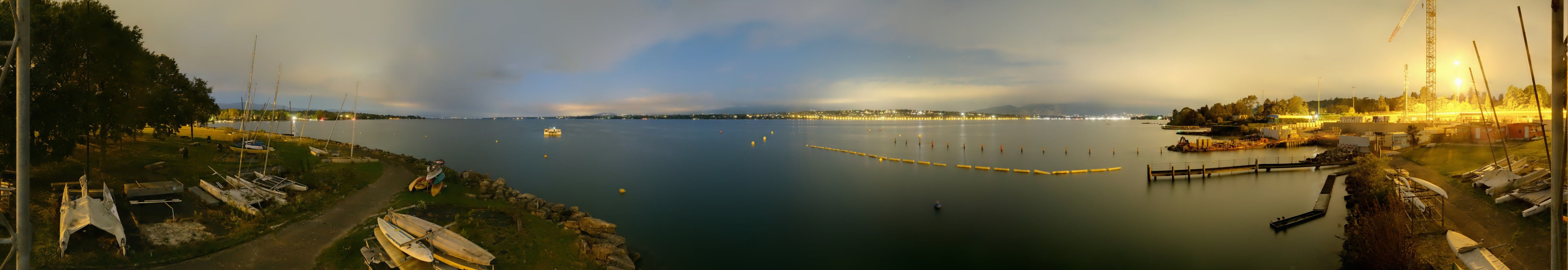 Bellevue: Cologny - The Geneva Water Fountain - Geneva - Les Voirons - Salève - Le Môle - Lake Geneva - Mont Blanc - Mont Blanc