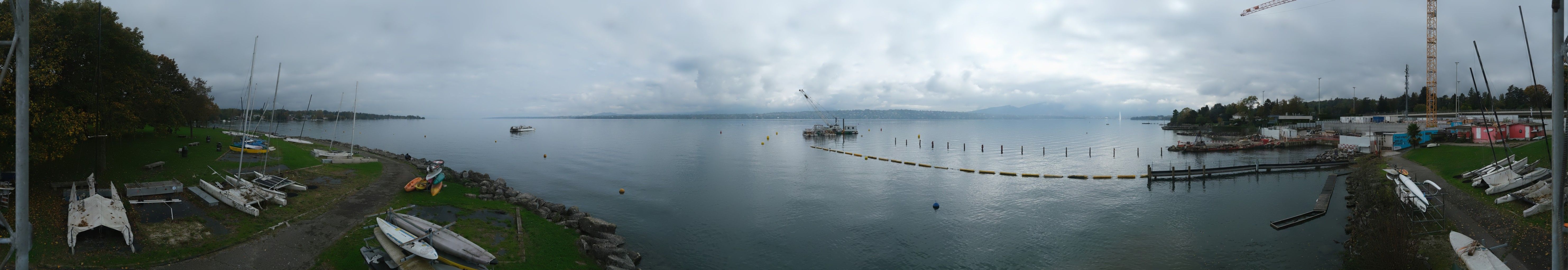 Bellevue: Cologny - The Geneva Water Fountain - Geneva - Les Voirons - Salève - Le Môle - Lake Geneva - Mont Blanc - Mont Blanc