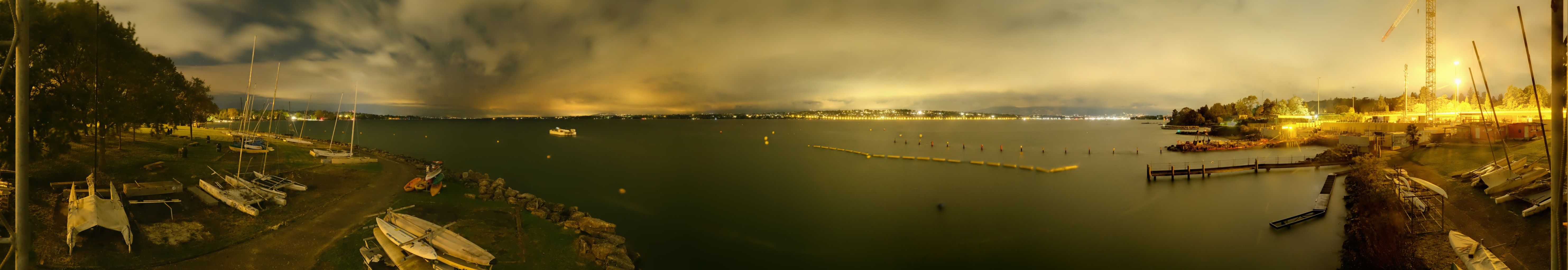 Bellevue: Cologny - The Geneva Water Fountain - Geneva - Les Voirons - Salève - Le Môle - Lake Geneva - Mont Blanc - Mont Blanc