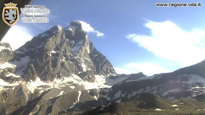 immagine della webcam nei dintorni di Cervinia Cime Bianche: webcam Cervinia