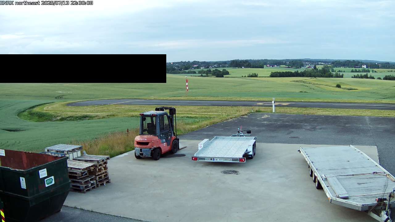 Traffic Cam Rakkestad prestegard: Rakkestad Airport (northeast)