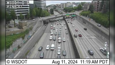 Traffic Cam Seattle: I-5 at MP 166: Pine St