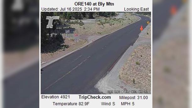 Bly Mtn Traffic Webcam