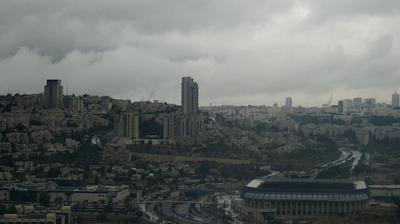 Vista de cámara web de luz diurna desde Jerusalem