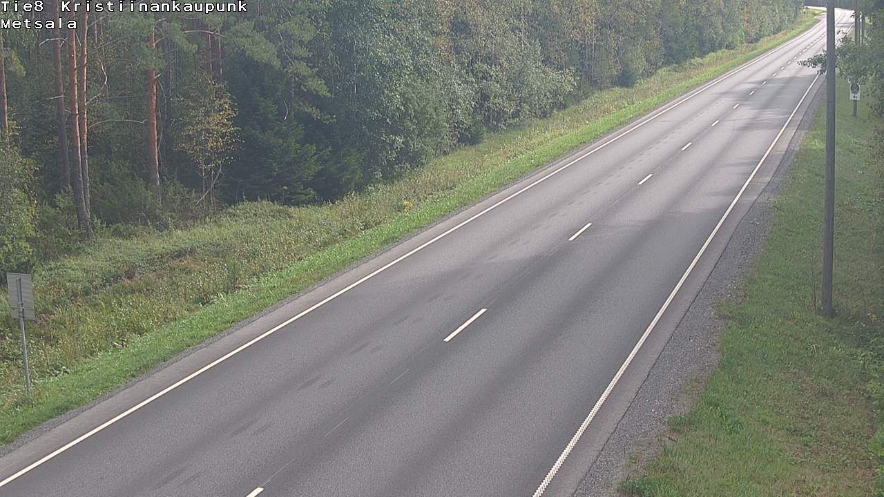 Traffic Cam Kristinestad: Tie 8 - Metsälä - Turkuun