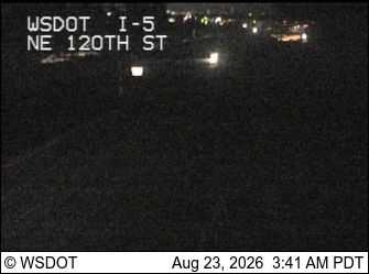 Traffic Cam Seattle: I-5 at MP 173.3: NE 120th St