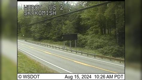 Traffic Cam Skykomish: US 2 at MP 45.6