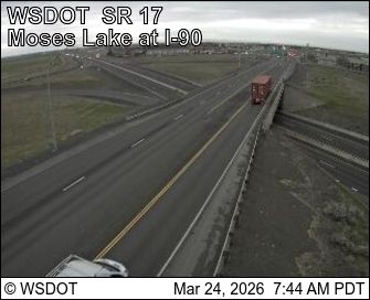 Traffic Cam Warden › North: SR 17 at MP 50.8: Moses Lake at I-90