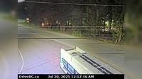 Whistler Resort Municipality › West: , Hwy at Cheakamus Lake Rd & Alpha Lake Rd, km south of Whistler, looking west