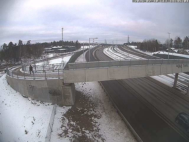 Traffic Cam Skarholmens stadsdelsomrade › North-East: Kungens Kurva