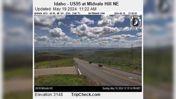 Traffic Cam Midvale: US95 at - Hill NE