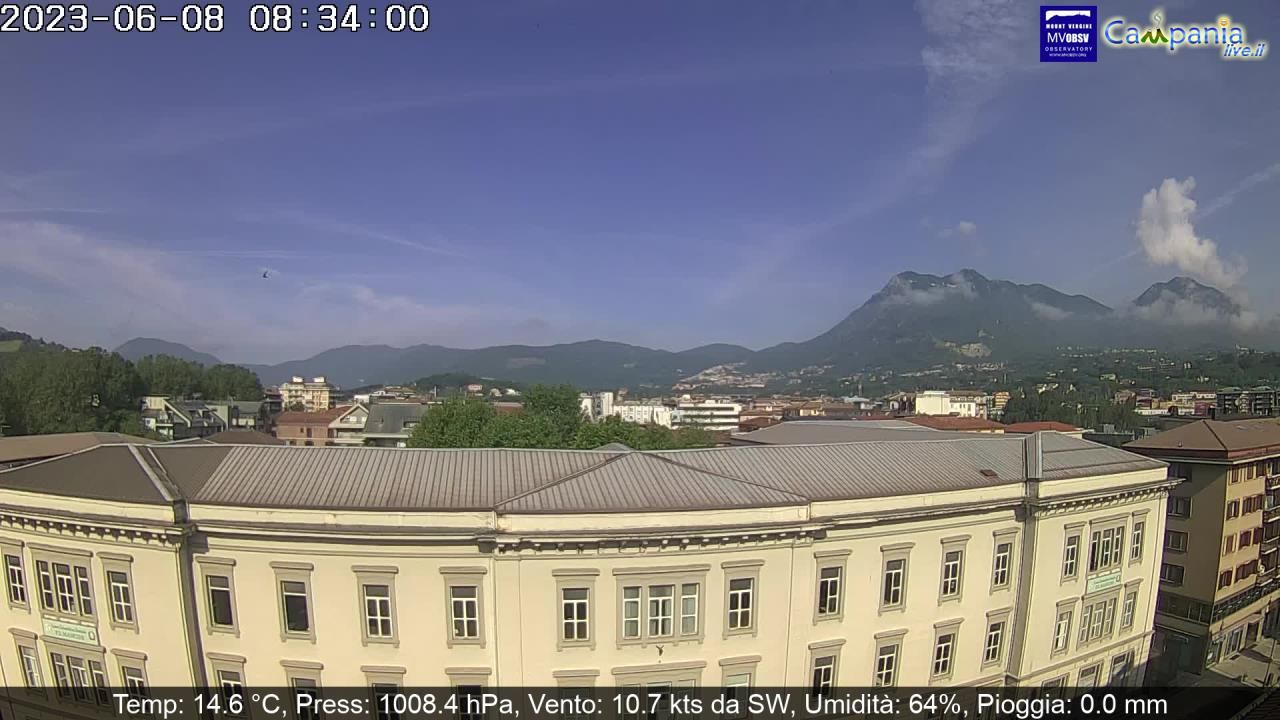 Traffic Cam Avellino: Mt.Partenio from