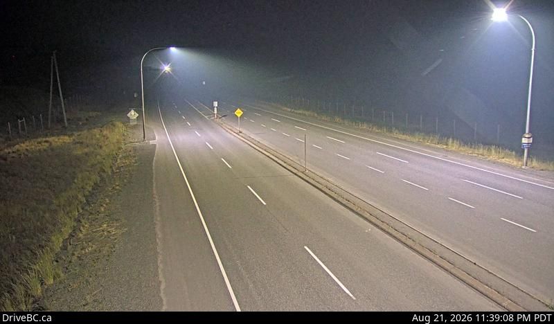 Traffic Cam Aspen Grove › North: Hwy 97C (Okanagan Connector), at Hwy 5A Junction, near - looking north