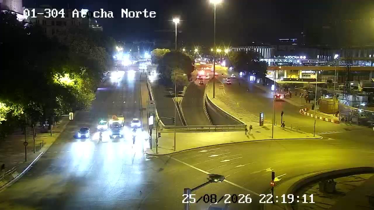 Traffic Cam Madrid: ATOCHA - NORTE