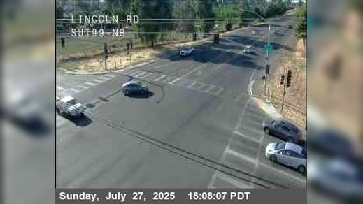 Traffic Cam South Yuba City: Hwy 99 at Lincoln