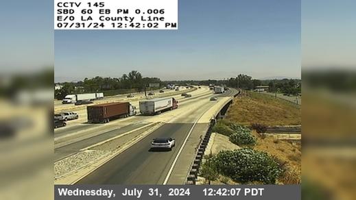 Traffic Cam Chino › East: SR-60 : (145) East of County Line